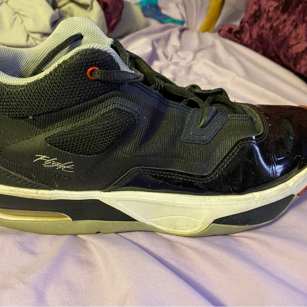 Black and White Air Jordan Flights